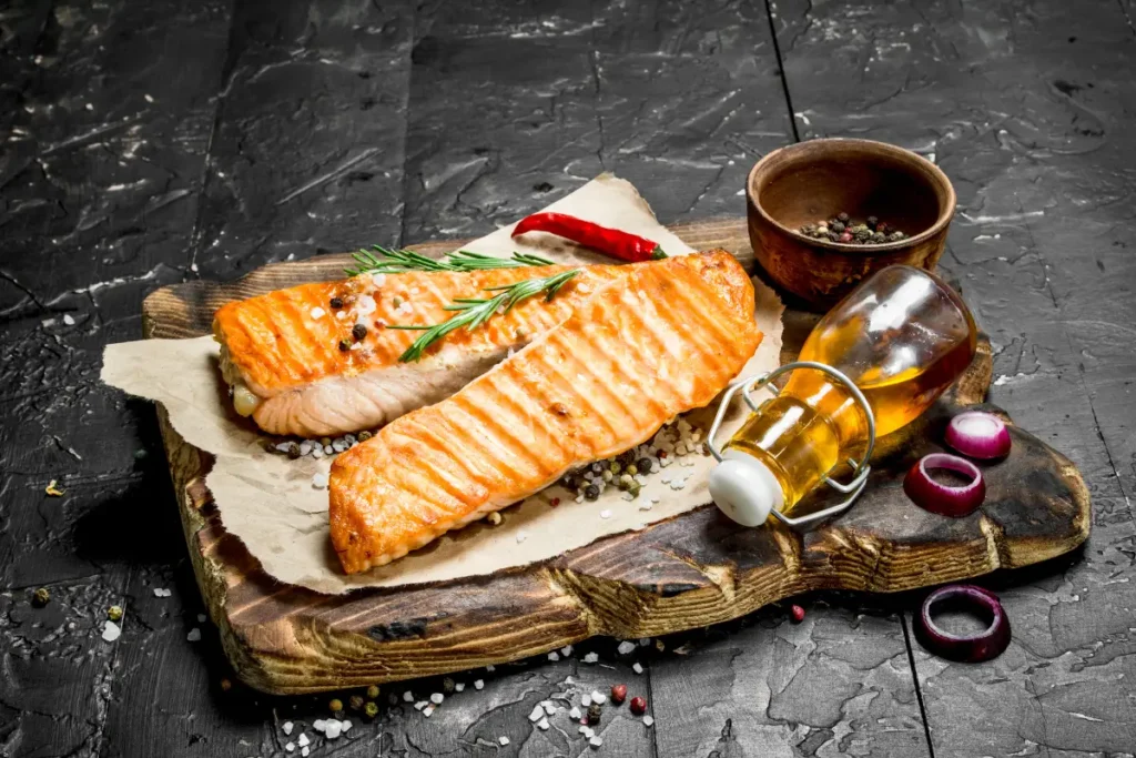 Herbs and Spices pairs well with salmon