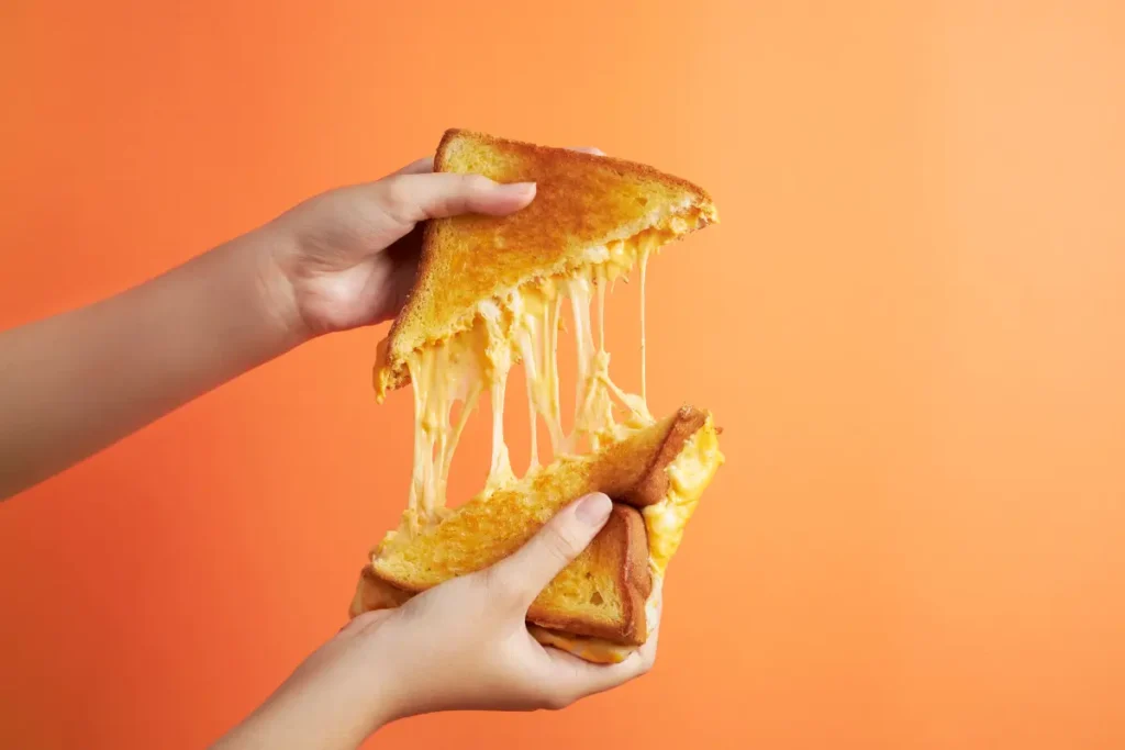What do you put inside grilled cheese?