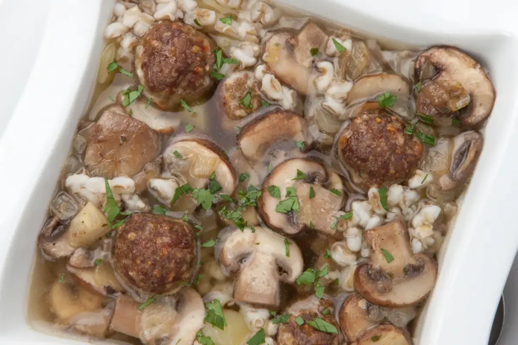 Easy Porcupine Meatballs With Mushroom Soup Recipe