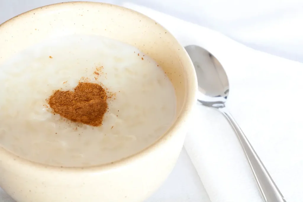 traditional rice pudding made of